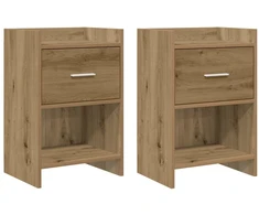 Naktiniai staliukai 2 pcs Artisano ąžuolo 40 x 30 x 60 cm
