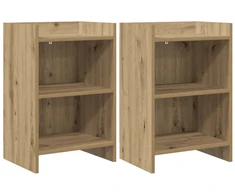 Naktiniai staliukai 2 pcs Artisano ąžuolo 40 x 30 x 60 cm