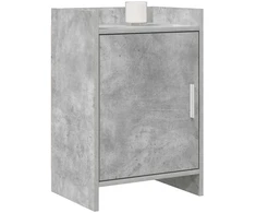 Naktiniai staliukai 2 pcs Betono pilka 40 x 30 x 60 cm