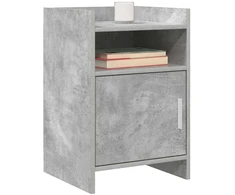 Naktiniai staliukai 2 pcs Betono pilka 40 x 36 x 60 cm