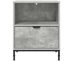 Šalia lovos spintelė 2 pcs Betono pilka 49 x 36 x 61 cm