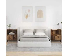 Šalia lovos spintelė 2 pcs Sena mediena 49 x 36 x 61 cm