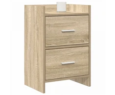Naktiniai staliukai 2 pcs Sonoma ąžuolas 40 x 30 x 60 cm