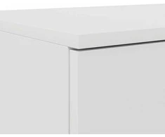 Lovos stalčiai Balta 150 x 36,5 x 16,5 cm Apdirbta mediena