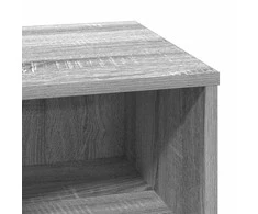 Šalia lovos spintelė su stalčių 2 pcs Pilka 50 x 34,5 x 50 cm