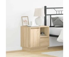 Šalia lovos spintelė 2 pcs Sonoma ąžuolas 50 x 34,5 x 50 cm