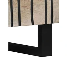 Šalia lovos spintelė Balta 50 x 33 x 60 cm Apdirbta mediena
