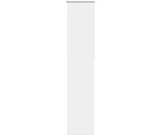 Naktinis roletas baltos spalvos 45x210 cm audinio plotis 40,7cm