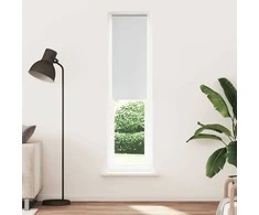 Naktinis roletas baltos spalvos 45x230 cm audinio plotis 40,7cm