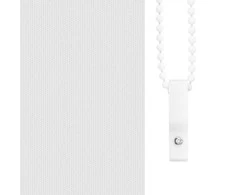 Naktinis roletas baltos spalvos 50x130 cm audinio plotis 45,7cm