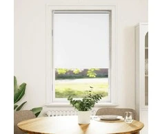 Naktinis roletas baltos spalvos 65x175 cm audinio plotis 60,7cm