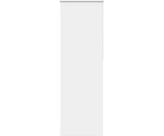 Naktinis roletas baltos spalvos 65x210 cm audinio plotis 60,7cm