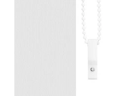 Naktinis roletas baltos spalvos 65x210 cm audinio plotis 60,7cm