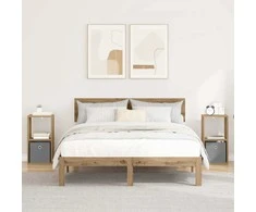 Naktinis staliukas 2 pcs Amatininkų ąžuolas 30,5 x 27 x 59,5 cm