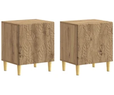 Naktinis staliukas 2 pcs Artisano ąžuolo 43 x 34,5 x 50 cm