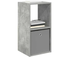 Naktinis staliukas 2 vnt. Betono pilka 35 x 32 x 68,5 cm