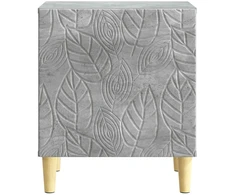 Naktinis staliukas 2 pcs Betono pilka 43 x 34,5 x 50 cm
