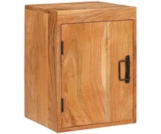 Naktinis staliukas 2 pcs Ruda Solu medžio acacija
