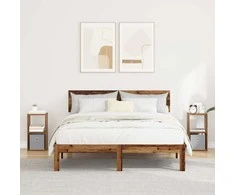 Naktinis staliukas 2 pcs Senas medis 25,5 x 22 x 49,5 cm