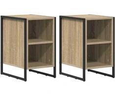 Naktinis staliukas 2 pcs Sonoma 39.5 x 30 x 50 cm