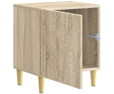 Naktinis staliukas 2 pcs Sonoma ąžuolas 43 x 34,5 x 50 cm
