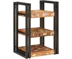 Naktinis staliukas 2 pcs Perdirbtos medienos masyvas