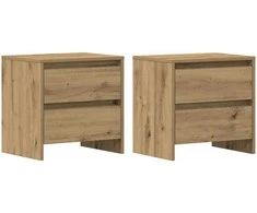 Šalia lovos spintelė 2 pcs Amatininkų ąžuolas 45 x 34 x 44,5 cm