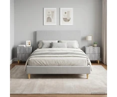 Naktinis staliukas 2 vnt. Pilka Sonoma 43 x 34,5 x 48 cm