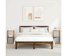 Naktinis staliukas 2 vnt. Senas medis 30,5 x 27 x 59,5 cm