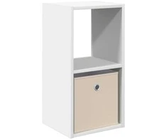 Naktinis staliukas Balta 30,5 x 27 x 59,5 cm Apdirbta mediena