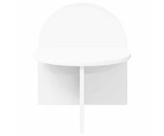 Naktinis staliukas Baltas 40 x 35,5 x 45,5 cm Dirbtinė mediena