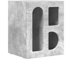 Naktinis staliukas Betono pilka 40 x 35 x 50 cm