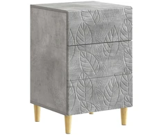 Naktinis staliukas Betono pilka 43 x 39,5 x 66,5 cm