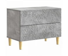Naktinis staliukas Betono pilka 62 x 34,5 x 48 cm