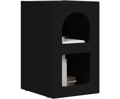 Naktinis staliukas ELST Juoda 29,5 x 33,5 x 50 cm