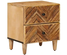 Naktinis staliukas Ruda 40 x 33,5 x 46 cm Kietas mango medis