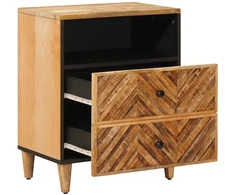 Naktinis staliukas Ruda 50 x 33 x 60 cm Kietas mango medis
