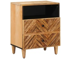 Naktinis staliukas Ruda 50 x 33 x 60 cm Kietas mango medis