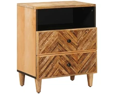 Naktinis staliukas Ruda 50 x 33 x 60 cm Kietas mango medis