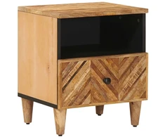 Naktinis staliukas Ruda 50 x 33 x 60 cm Kietas mango medis