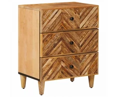 Naktinis staliukas Ruda 50 x 33 x 60 cm Kietas mango medis