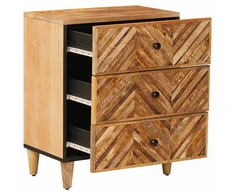 Naktinis staliukas Ruda 50 x 33 x 60 cm Kietas mango medis