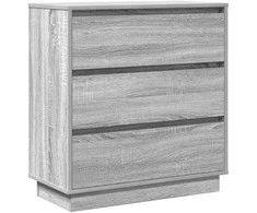 Šalia lovos spintelė Pilka 71 x 34,5 x 75 cm Apdirbta mediena
