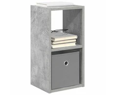 Naktinis staliukas su stalčių Betono pilka 25,5 x 22 x 49,5 cm
