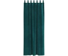 Užtemdymo užuolaidos 2 pcs Tamsiai žalia 140 x 260 cm Aksomas
