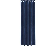 Užtemdymo užuolaidos 2 pcs Tamsiai mėlyna 140 x 245 cm Aksomas