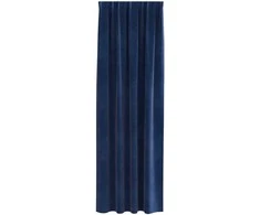 Užtemdymo užuolaidos 2 pcs Tamsiai mėlyna 140 x 260 cm Aksomas