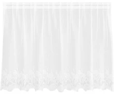 Nėrinių Užuolaida su užuolaidomis Balta 80 x 200 cm Poliesteris