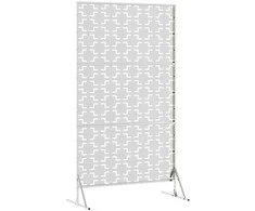 Privatumo žaliuzės Pilka 100 x 50 x 180 cm Plienas