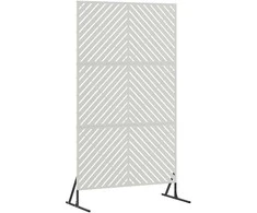 Privatumo žaliuzės Pilka 100 x 50 x 180 cm Plienas